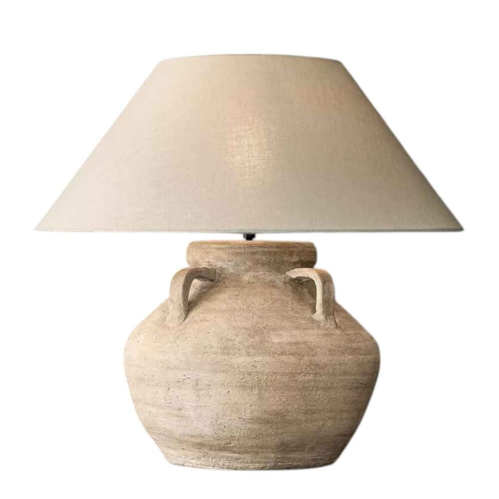 โคมไฟตั้งโต๊ะ YFACTORY  วัสดุเซรามิก ขนาด 42x42xH52 ซม. สีขาว_0