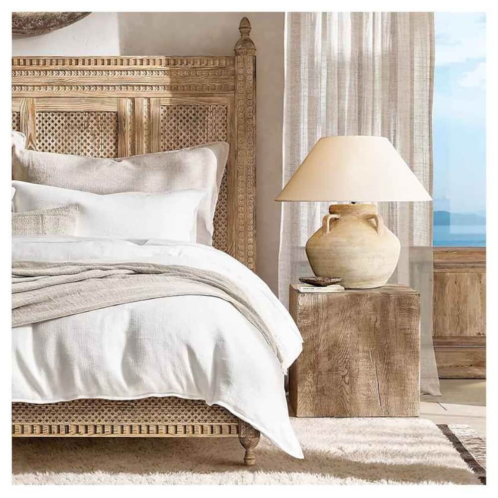 โคมไฟตั้งโต๊ะ YFACTORY  วัสดุเซรามิก ขนาด 42x42xH52 ซม. สีขาว_5