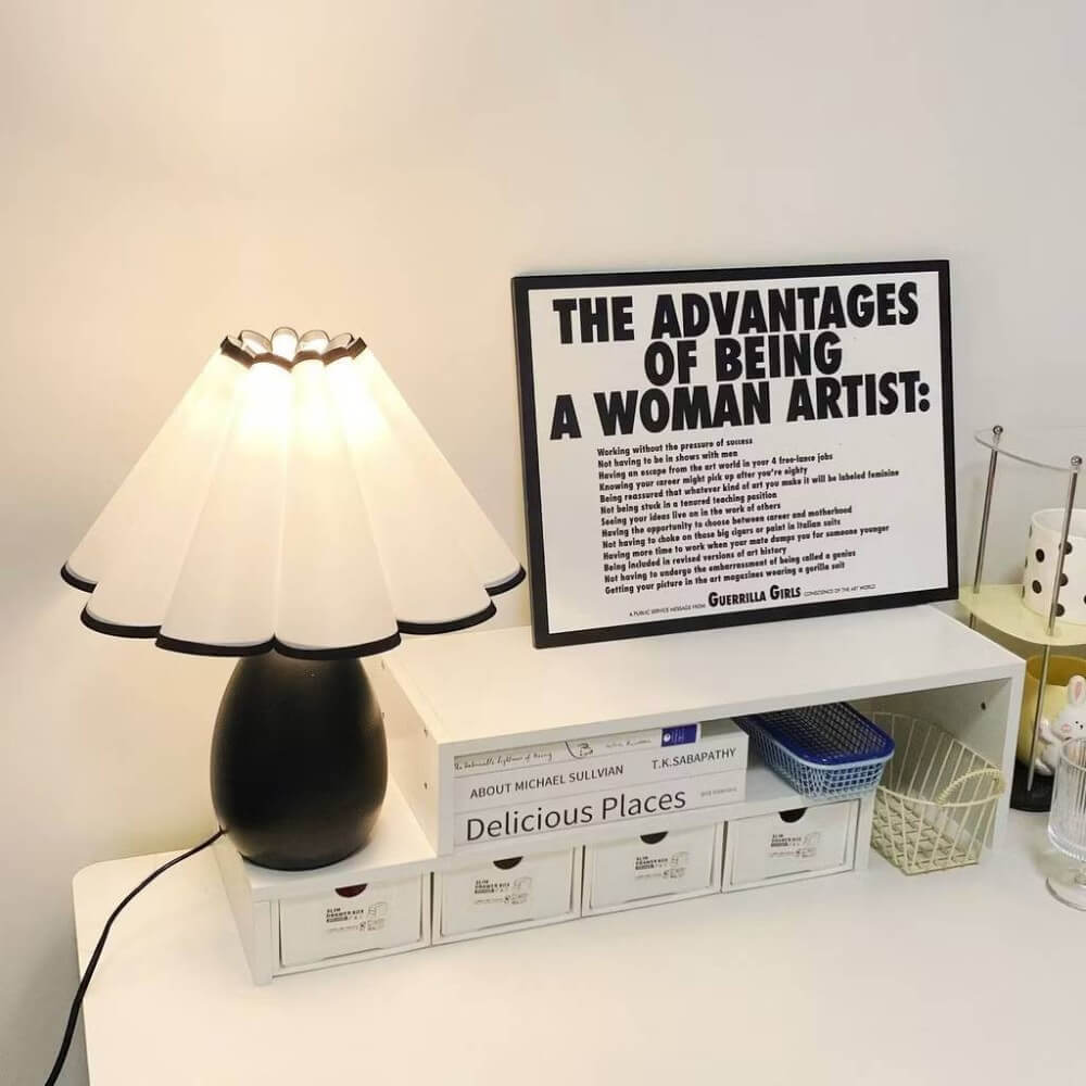 โคมไฟตั้งโต๊ะ YFACTORY รุ่น LT118177 ขนาด 30x30x36 ซม. สีดำ_4