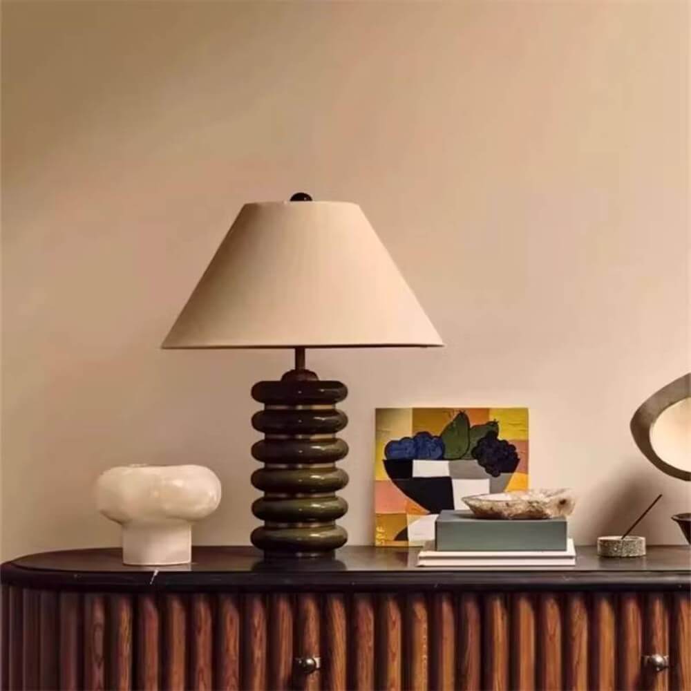 โคมไฟตั้งโต๊ะ YFACTORY รุ่น LT121375 ขนาด 35x35x45 ซม. สีเขียว _2