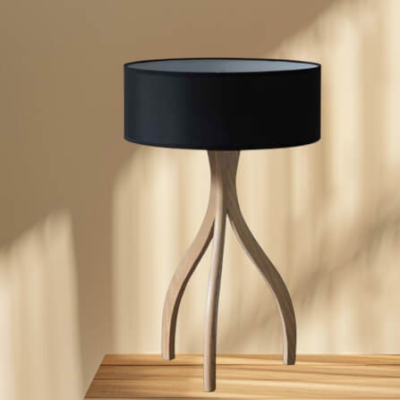 โคมไฟตั้งโต๊ะ YFACTORY ขนาด 40X40XH60 ซม. สีดำ_2