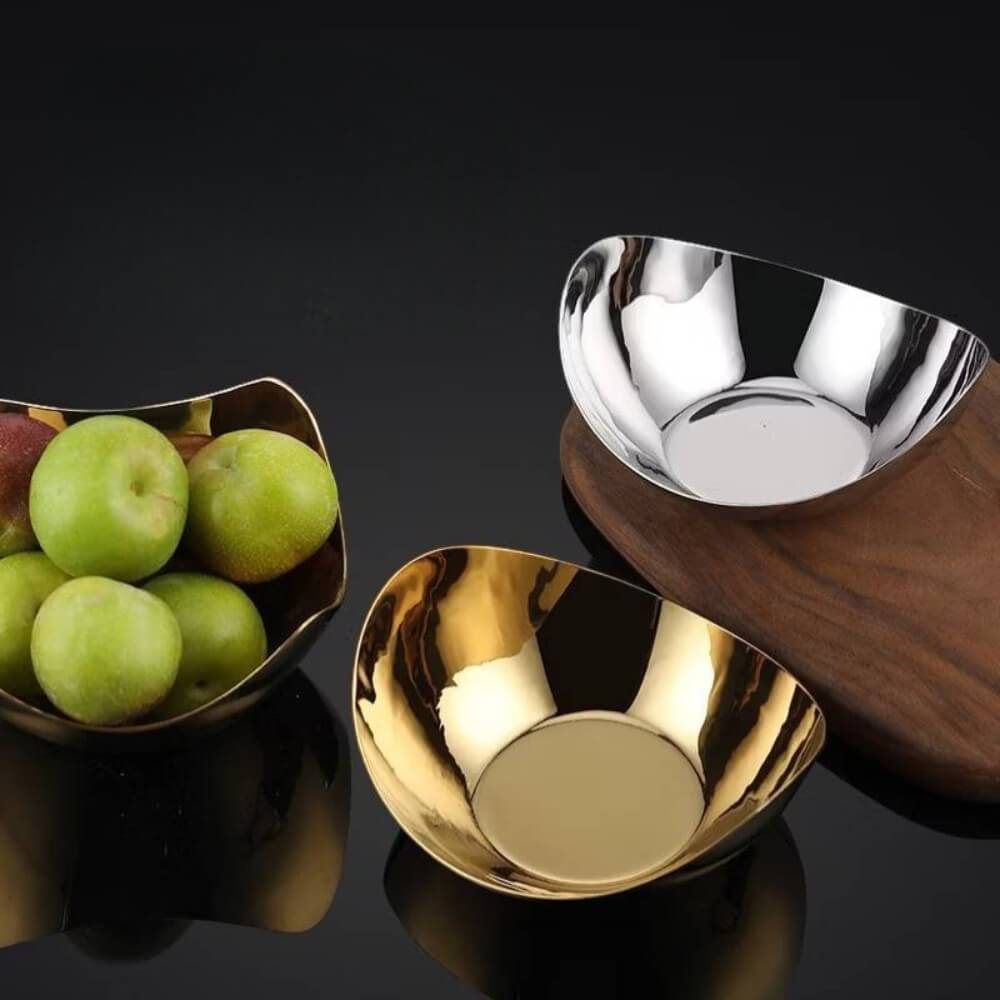 ถาดตกแต่งบ้าน YFACTORY ST106466 ขนาด 15.5X14.5X8ซม. สีโรสโกลด์