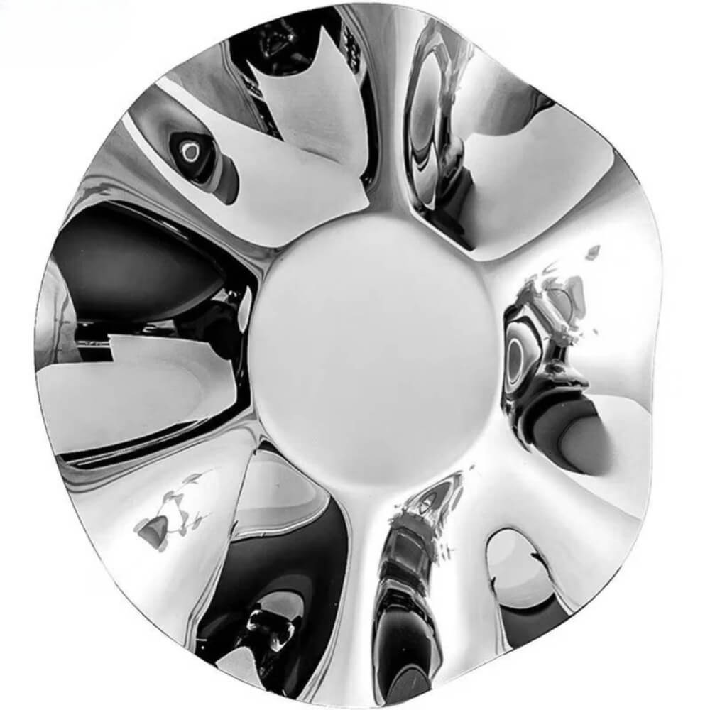 ถาดตกแต่งบ้าน YFACTORY ST106467 ขนาด 30X30X4 ซม. สีเงิน