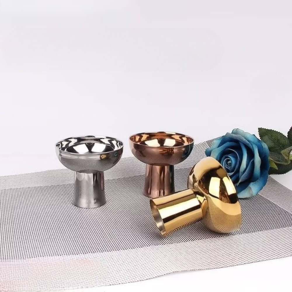 ชามตกแต่งบ้าน YFACTORY ST106469 ขนาด 8X8X7 ซม. สีทอง