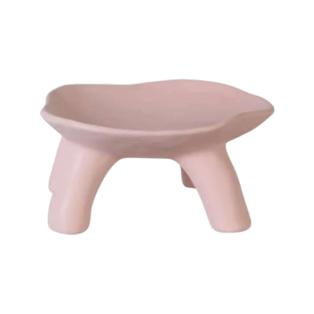 จานตกแต่งบ้าน YFACTORY ST112787 ขนาด 21X19X10 ซม. สีชมพู