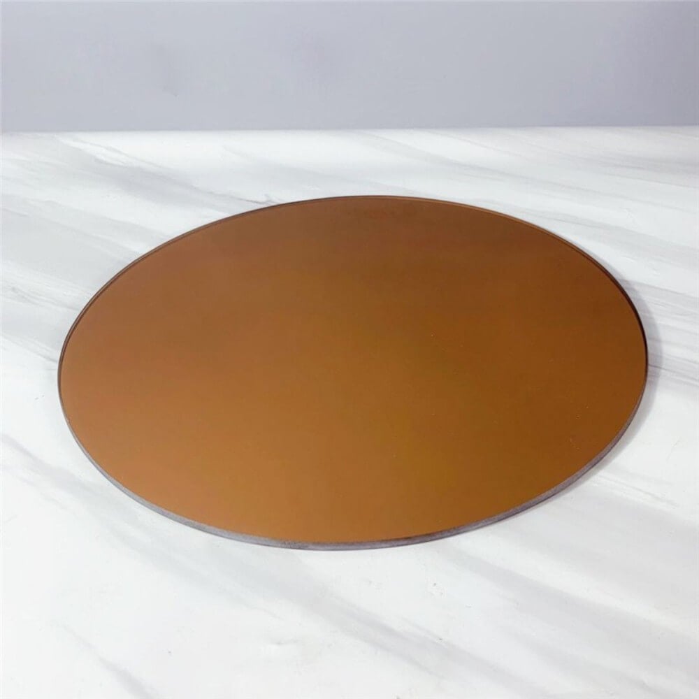ถาดตกแต่งบ้าน YFACTORY ST113845 ขนาด DIA 40X0.5 ซม. สีน้ำตาล