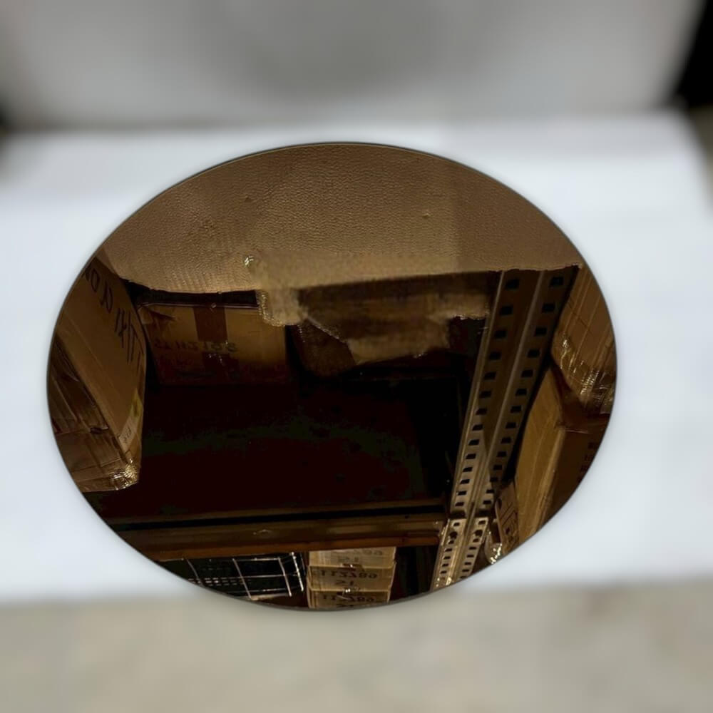 ถาดตกแต่งบ้าน YFACTORY ST113845 ขนาด DIA 40X0.5 ซม. สีน้ำตาล