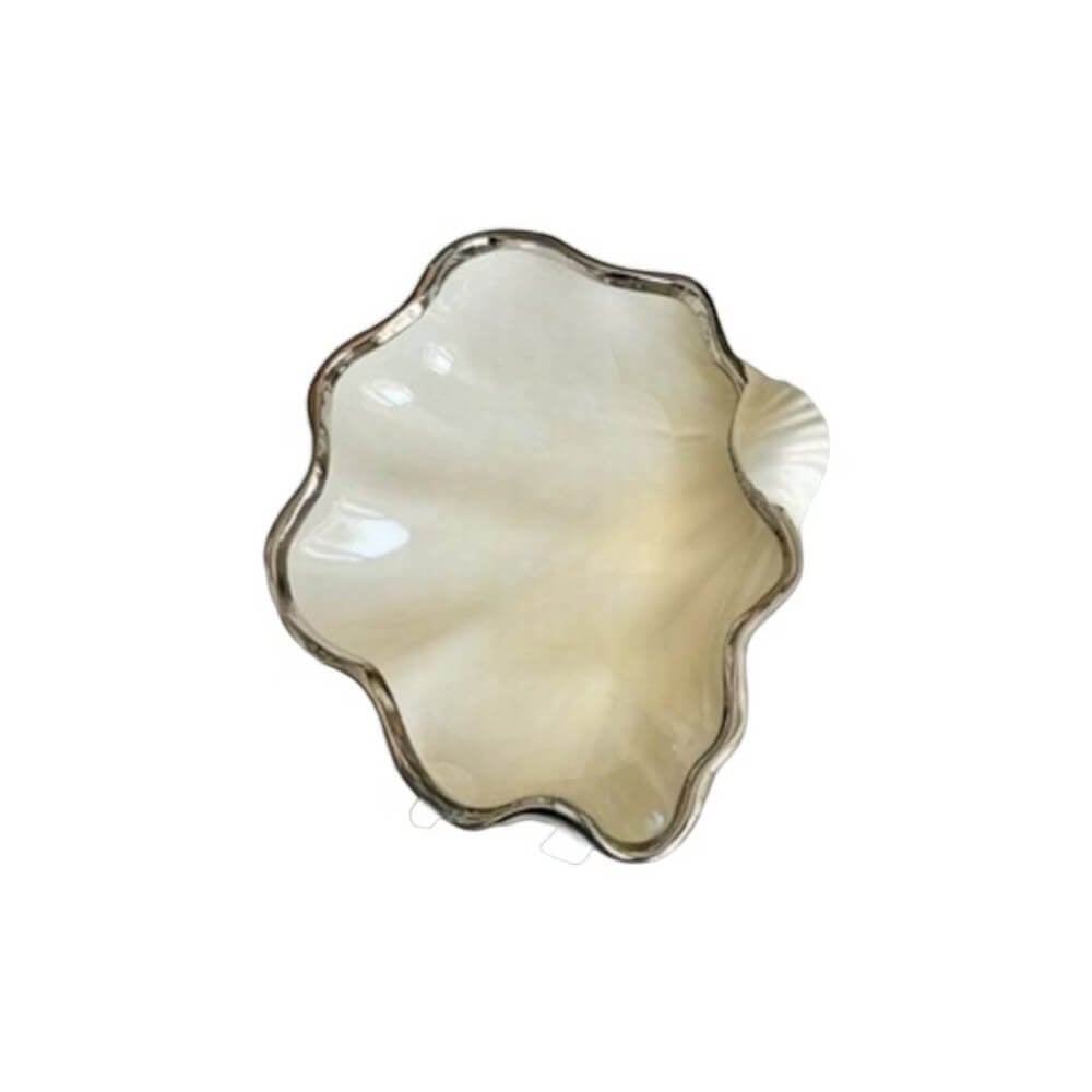 ถาดตกแต่งบ้าน YFACTORY ST118012 ขนาด 20X16X5 ซม. สีเบจ