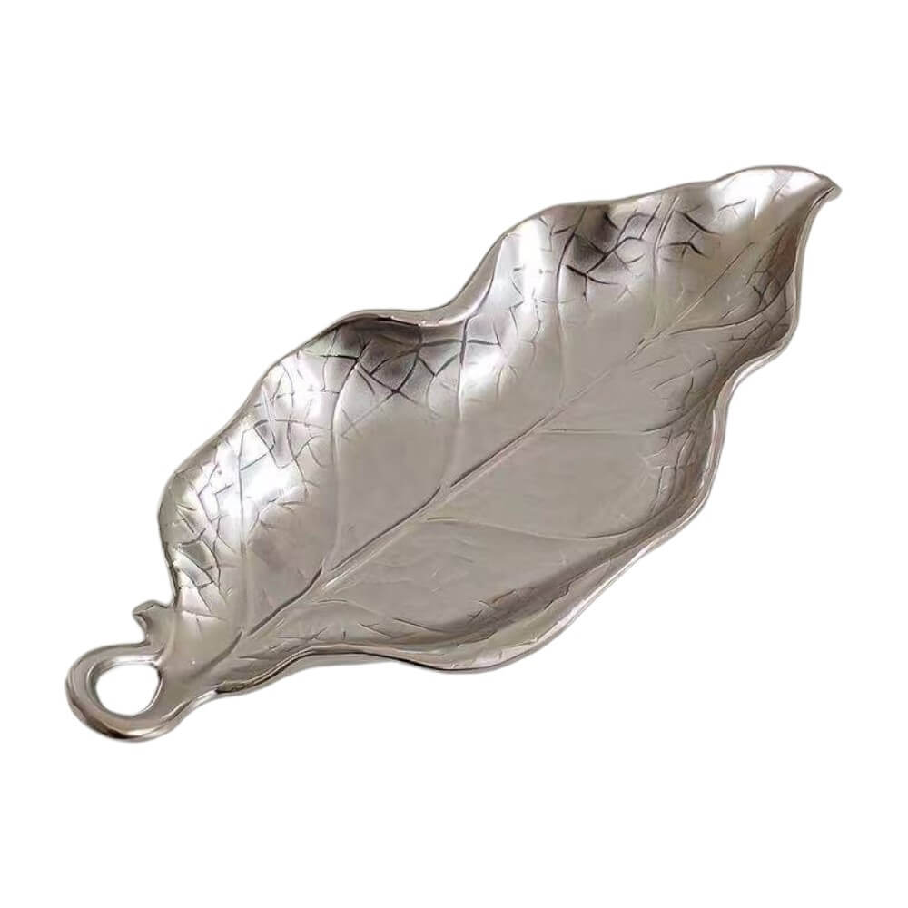 ถาดตกแต่งบ้าน YFACTORY ST118013 ขนาด 31X13X4 ซม. สีเงิน