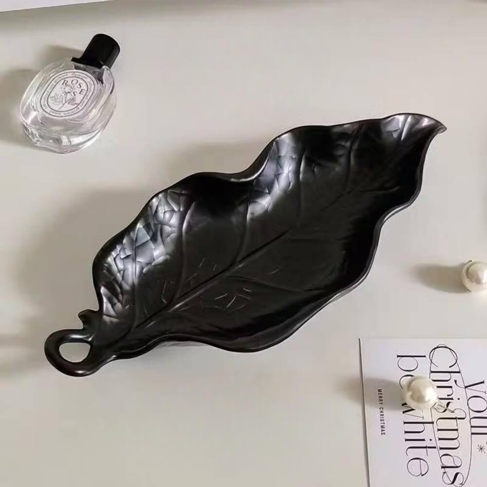 ถาดตกแต่งบ้าน YFACTORY ST118014 ขนาด 31X13X4 ซม. สีดำ