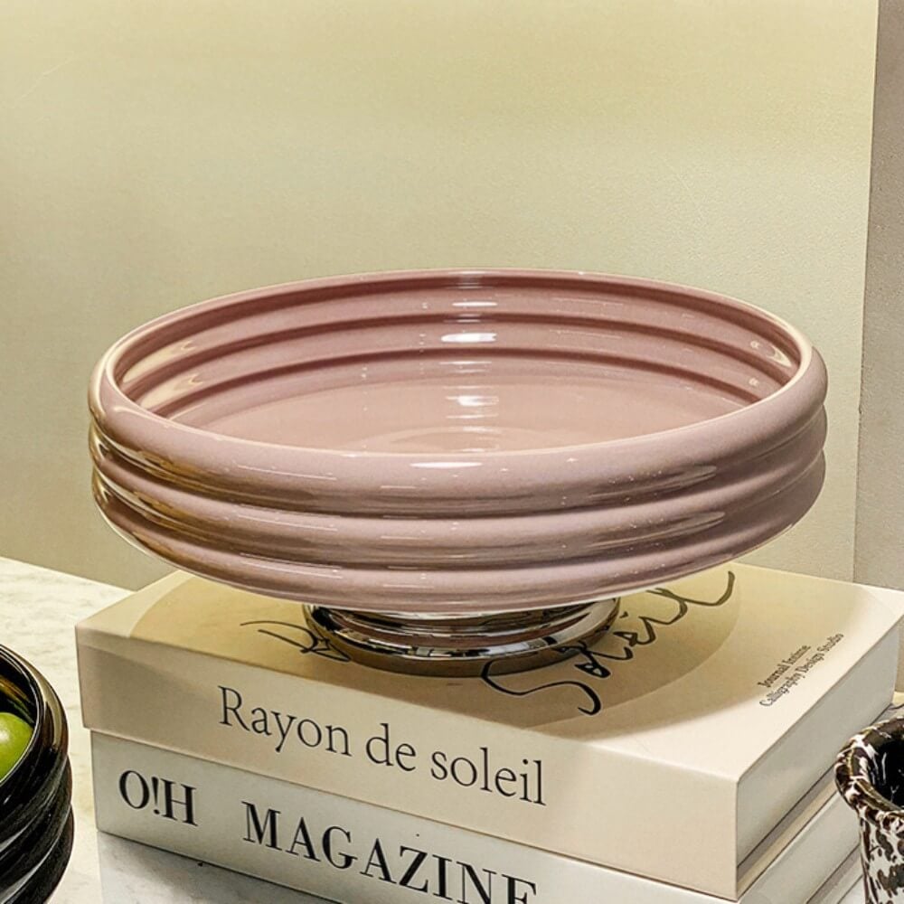 ถาดตกแต่งบ้าน YFACTORY ST118420 ขนาด 26X10 ซม. สีม่วงอ่อน