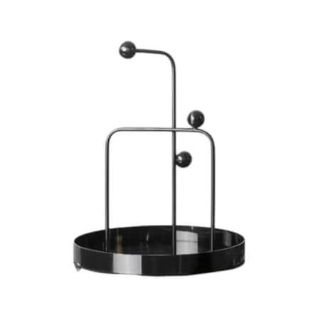 ถาดตกแต่งบ้าน YFACTORY ST009661 ขนาด 30X30X32 ซม. สีดำ_0