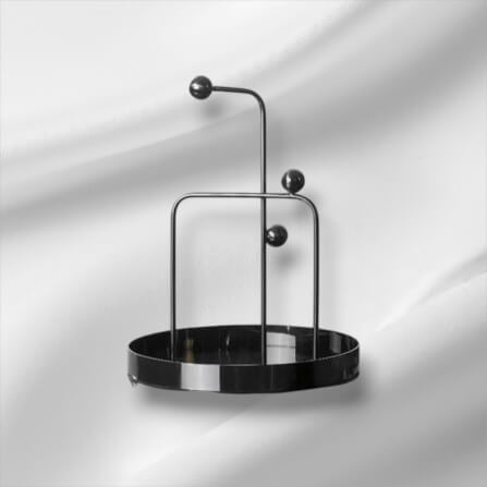 ถาดตกแต่งบ้าน YFACTORY ST009661 ขนาด 30X30X32 ซม. สีดำ_2