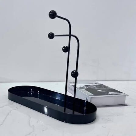 ถาดตกแต่งบ้าน YFACTORY ST009662 ขนาด 30X30X30ซม. สีดำ_4