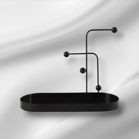 ถาดตกแต่งบ้าน YFACTORY ST009662 ขนาด 30X30X30ซม. สีดำ_2