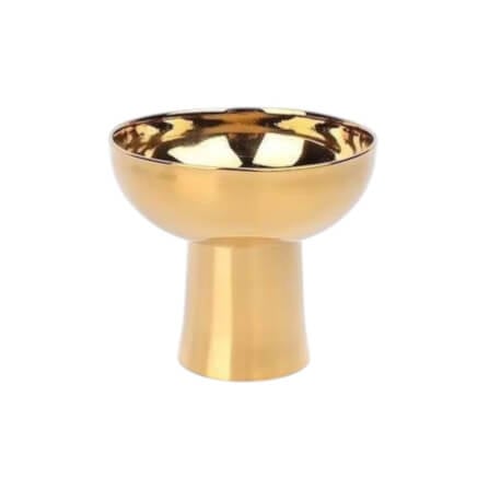 ชามตกแต่งบ้าน YFACTORY ST106469 ขนาด 8X8X7 ซม. สีทอง_0