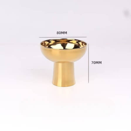 ชามตกแต่งบ้าน YFACTORY ST106469 ขนาด 8X8X7 ซม. สีทอง_2