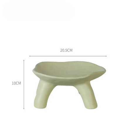 จานตกแต่งบ้าน YFACTORY ST112784 ขนาด 21X19X10 ซม. สีเขียว_2