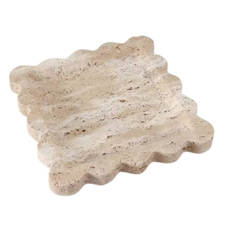 ถาดตกแต่งบ้าน YFACTORY ST113675 ขนาด 20X20X2 ซม. สีเบจ_0