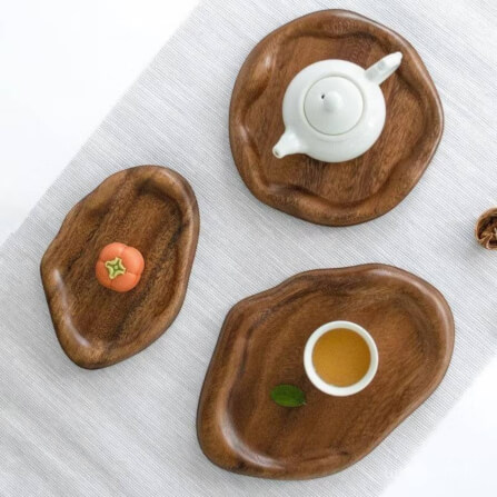 ถาดตกแต่งบ้าน YFACTORY ST117670 ขนาด 19X19X2 ซม. สีน้ำตาล_3