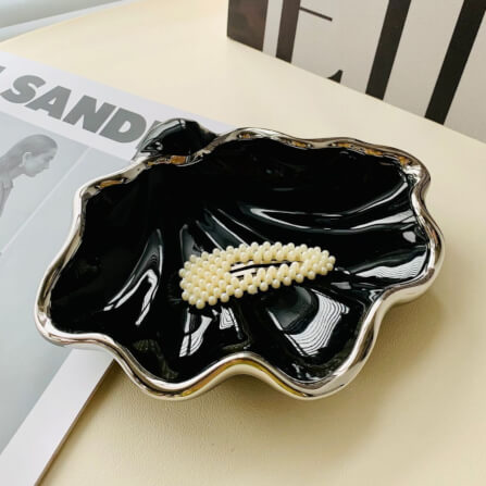 ถาดตกแต่งบ้าน YFACTORY ST118011 ขนาด 20X16X5 ซม. สีดำ_2