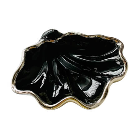 ถาดตกแต่งบ้าน YFACTORY ST118011 ขนาด 20X16X5 ซม. สีดำ_0