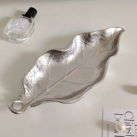 ถาดตกแต่งบ้าน YFACTORY ST118013 ขนาด 31X13X4 ซม. สีเงิน_4