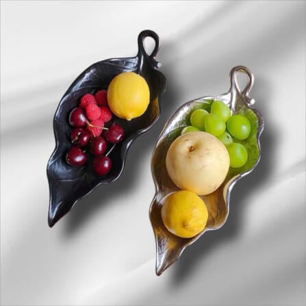 ถาดตกแต่งบ้าน YFACTORY ST118013 ขนาด 31X13X4 ซม. สีเงิน_2