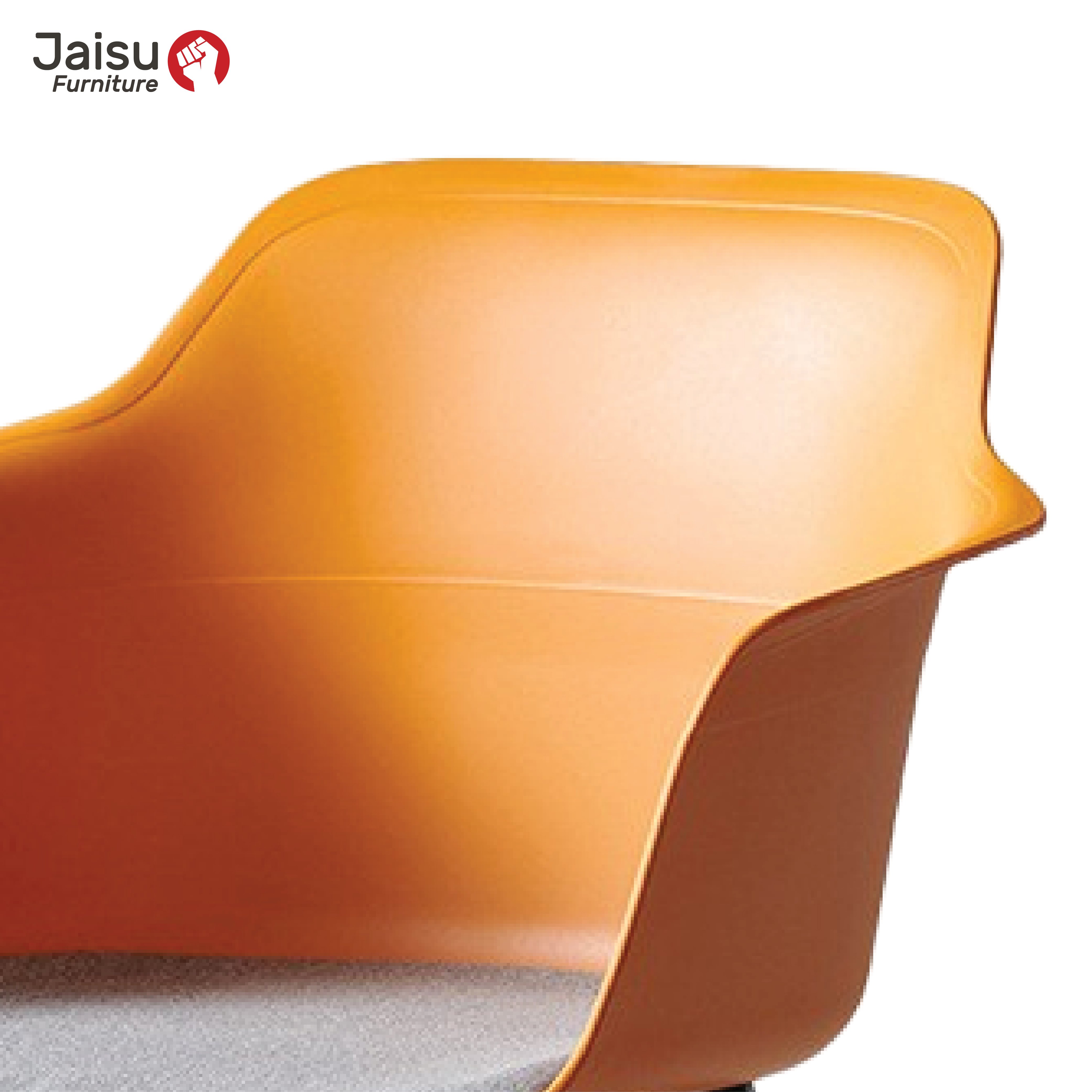 เก้าอี้พลาสติก Jaisu รุ่น 8099 ขนาด 81 ซม. สีส้ม_2