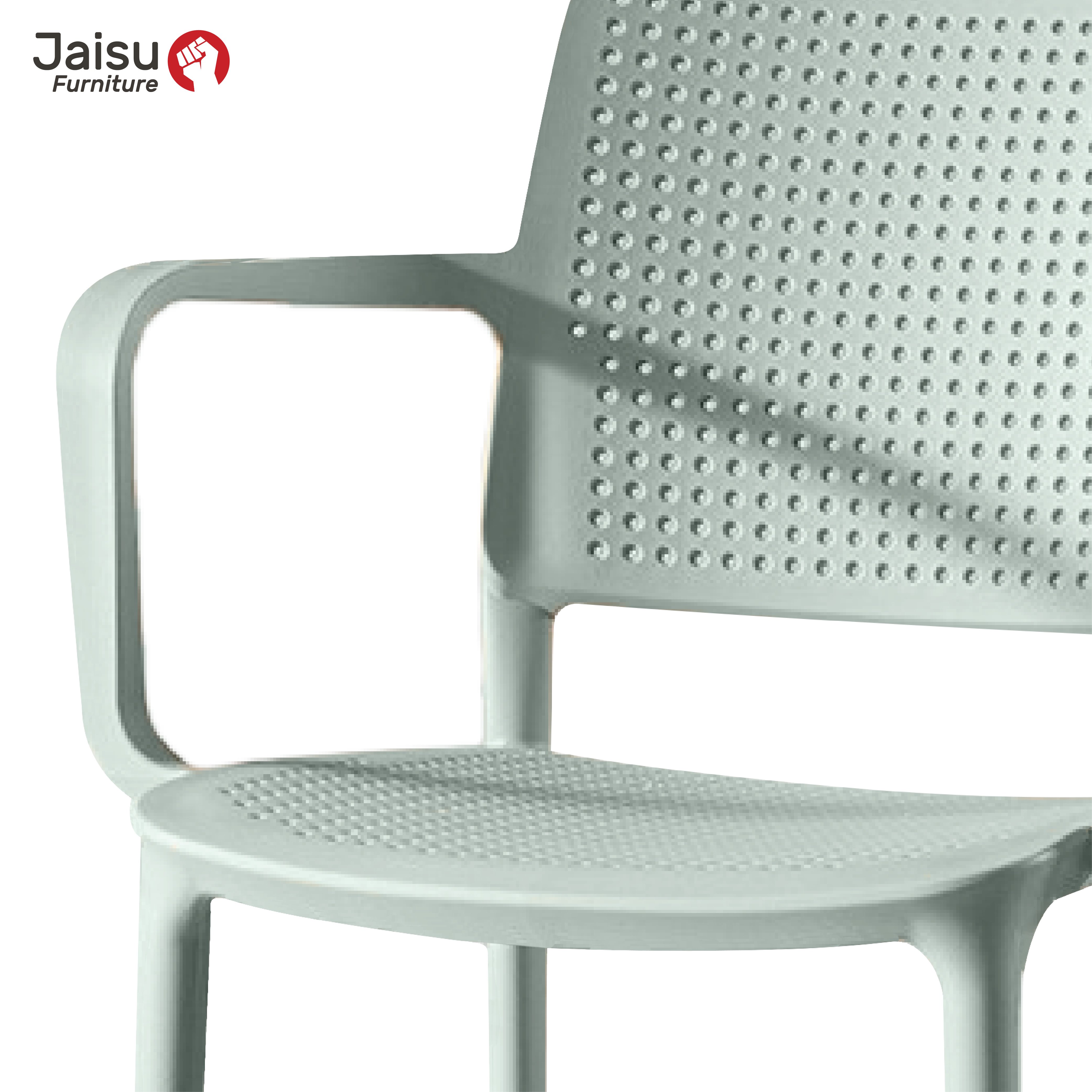 เก้าอี้พลาสติก Jaisu รุ่น8339A ขนาด 79 ซม. สีเขียว_1