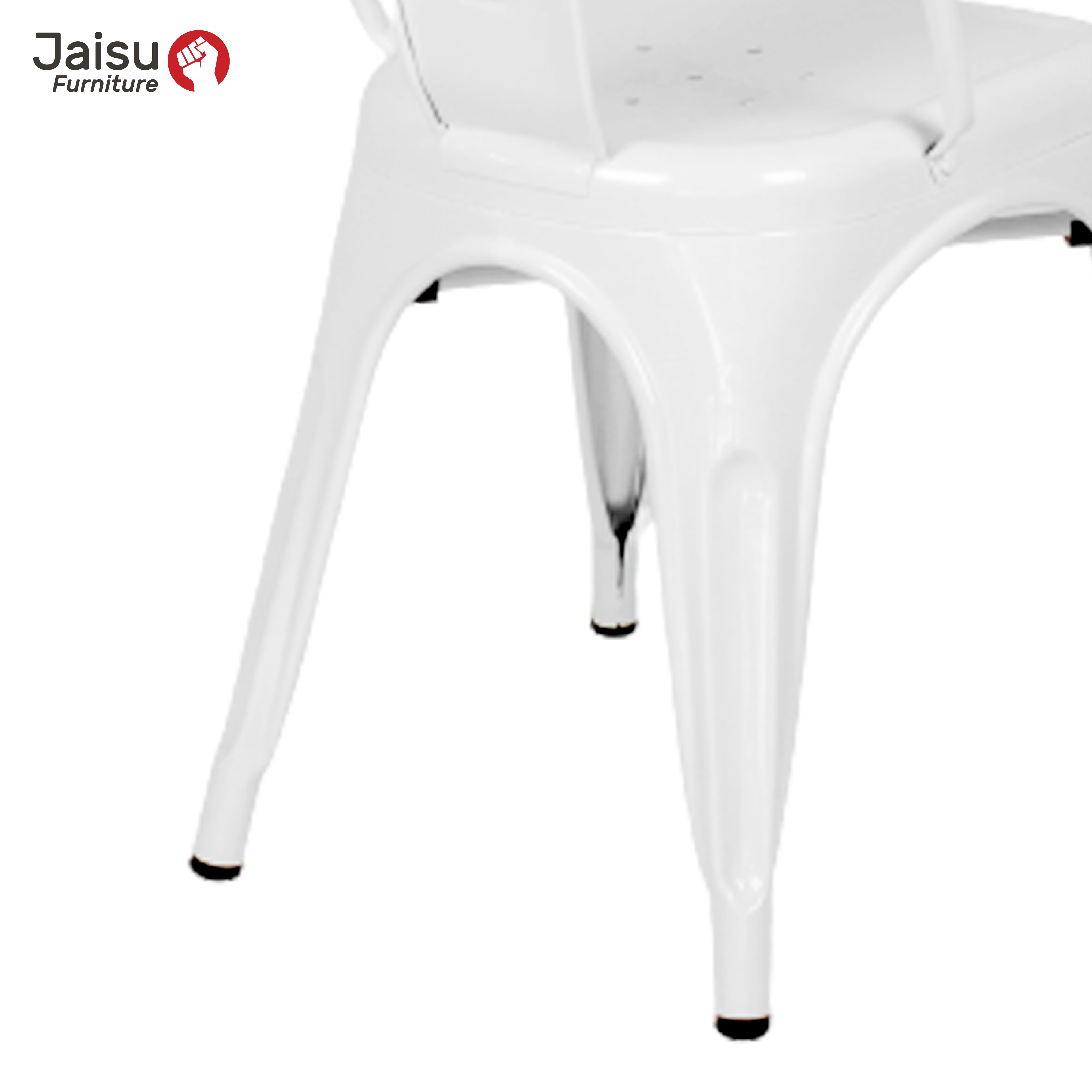 เก้าอี้เหล็ก Jaisu รุ่น 812 ขนาด 85 ซม. สีขาว_4