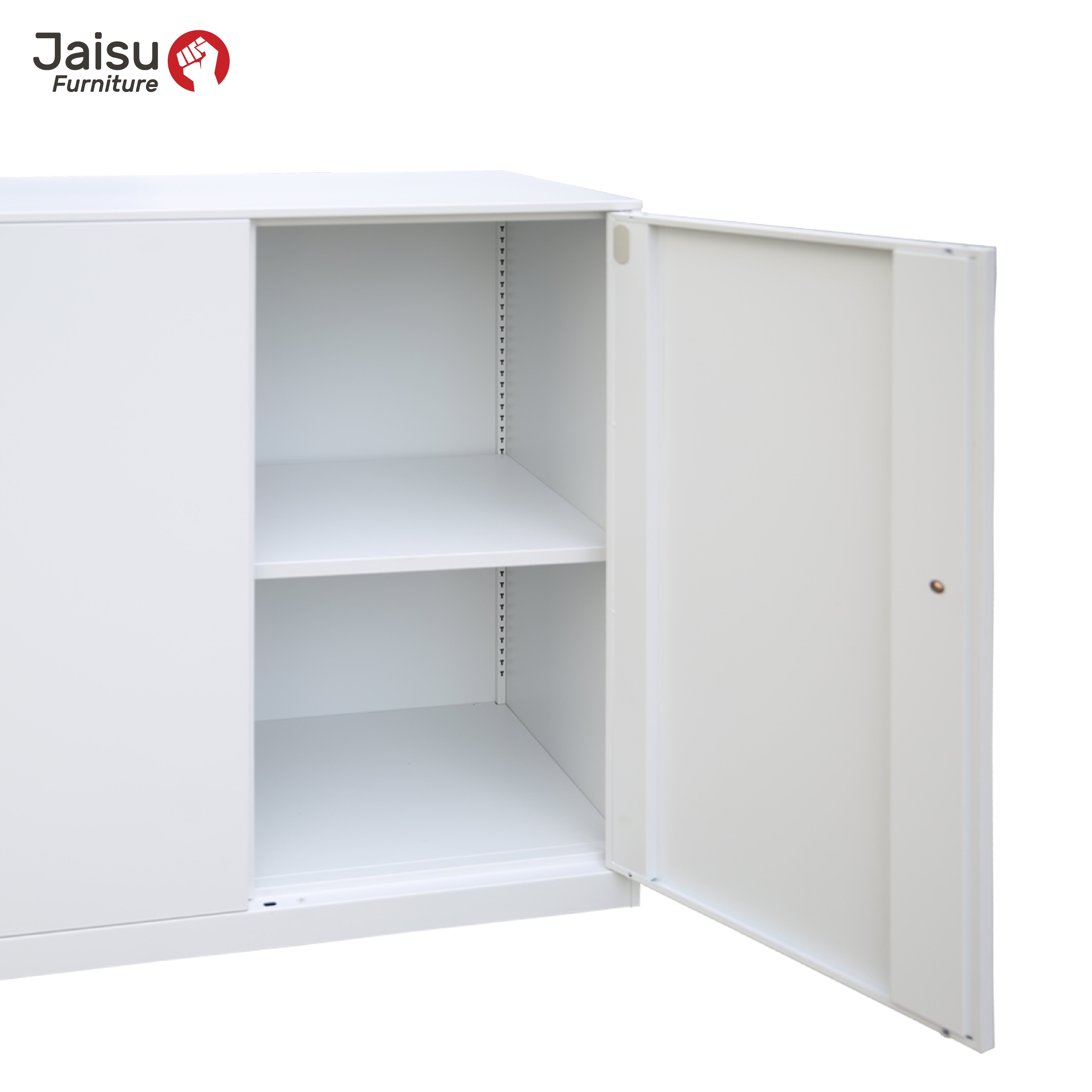 ตู้เหล็ก Jaisu รุ่น C01BN ขนาด 109 ซม. สีขาว_4