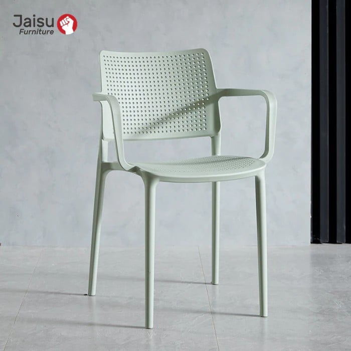 เก้าอี้พลาสติก Jaisu รุ่น8339A ขนาด 79 ซม. สีเขียว_3