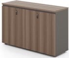 ตู้เก็บเอกสาร Jaisu รุ่น Colos ขนาด 3 บานประตู. สี Royal teak + premium grey