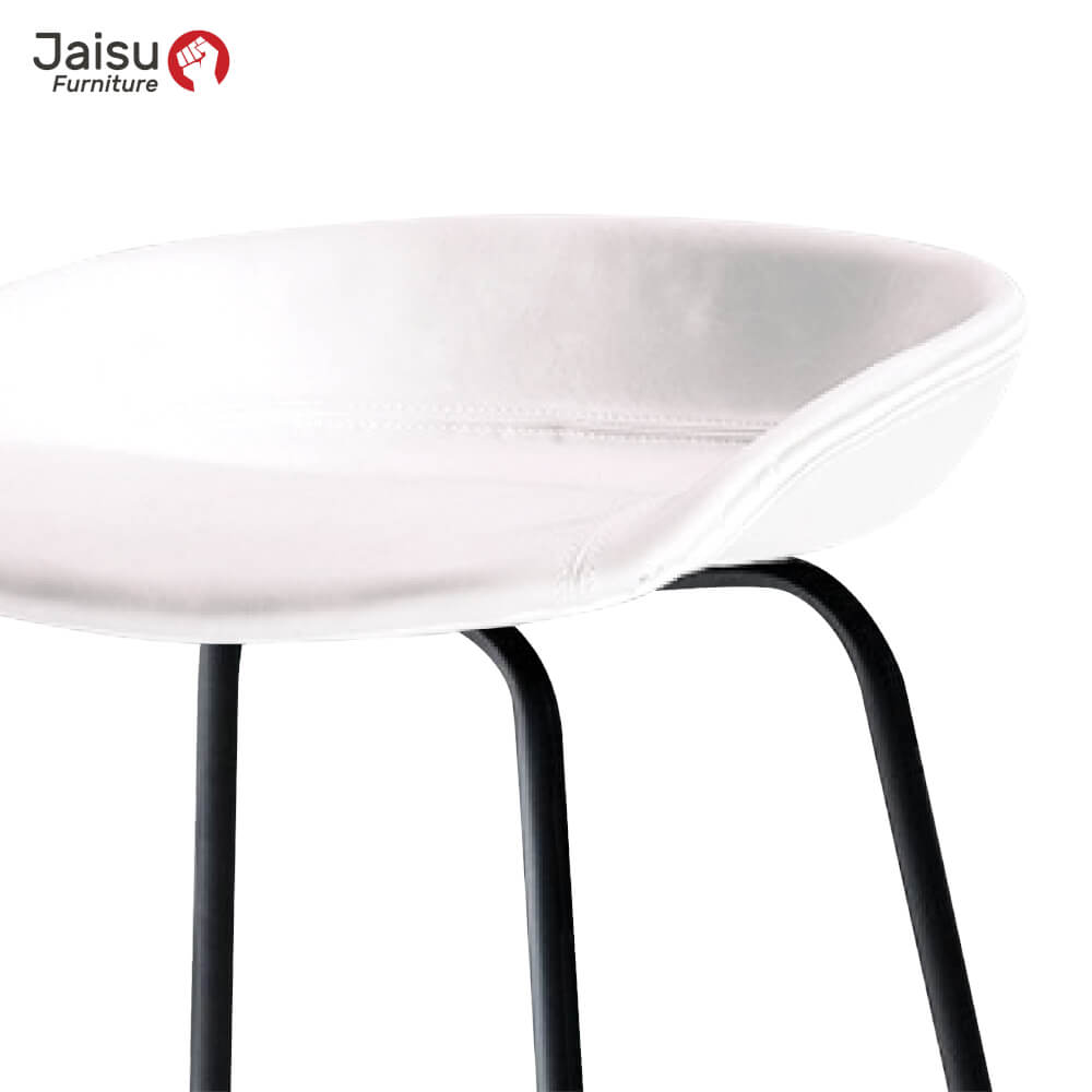 เก้าอี้บาร์ Jaisu รุ่น 8319T ขนาด 82 ซม. สีขาว