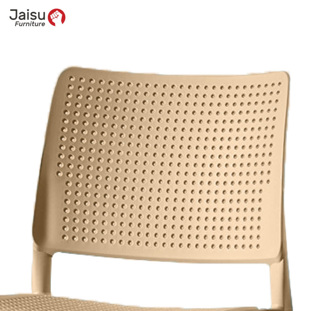 เก้าอี้พลาสติกมีพนักพิง Jaisu รุ่น8339 ขนาด 79 ซม. สีเหลือง