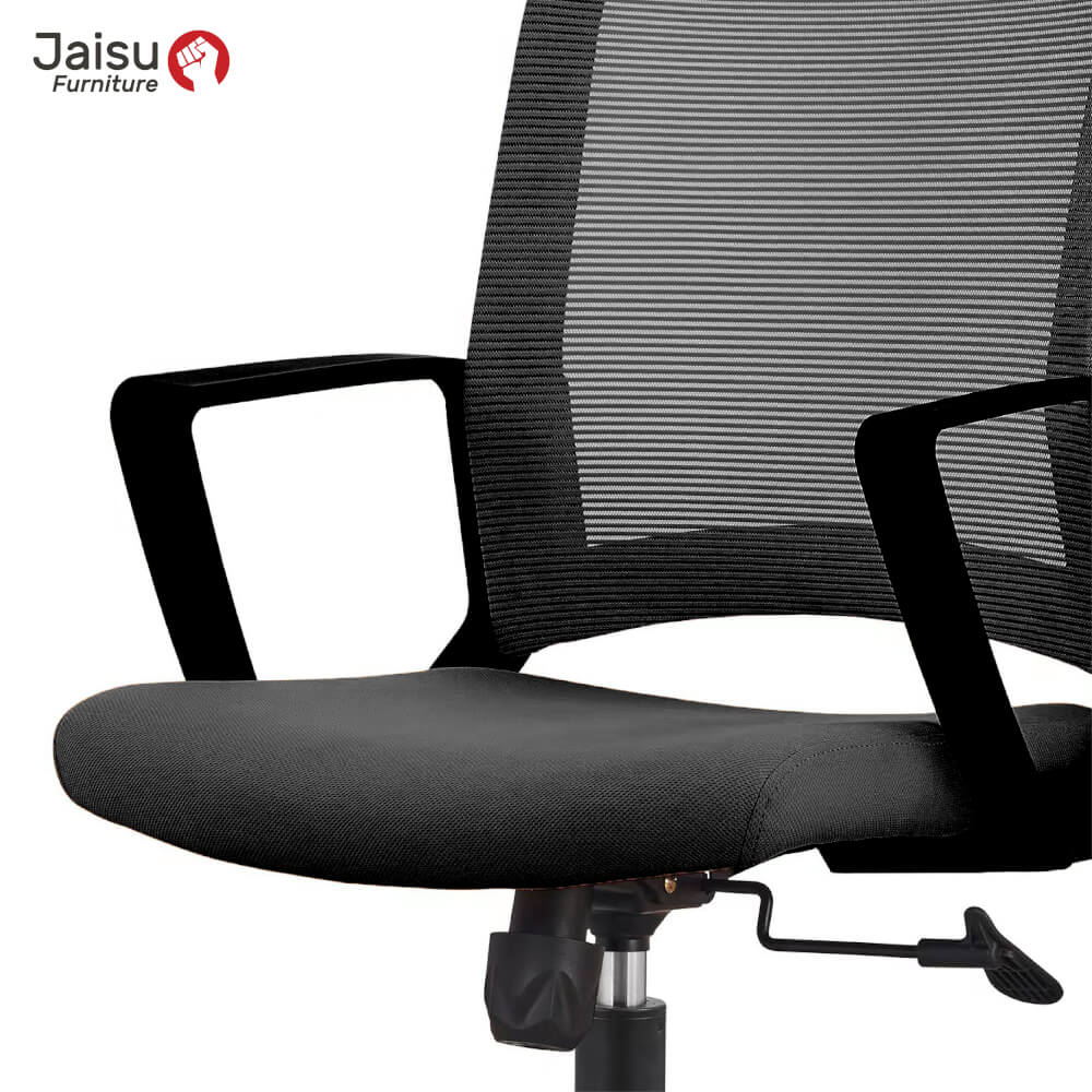 เก้าอี้สำนักงาน Jaisu รุ่น F123 ขนาด 87 ซม. สีดำ