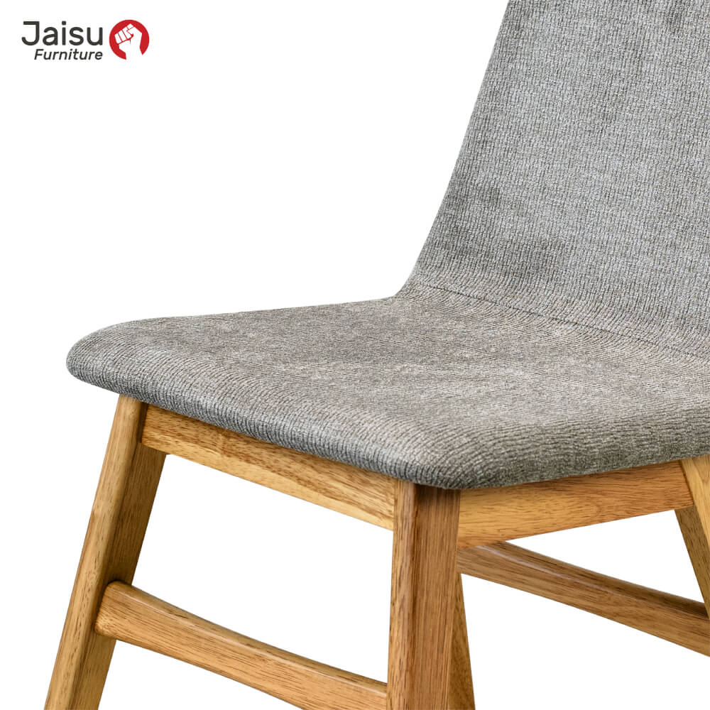 เก้าอี้ไม้ Jaisu รุ่น17A37A ขนาด 78 ซม. สีเทา