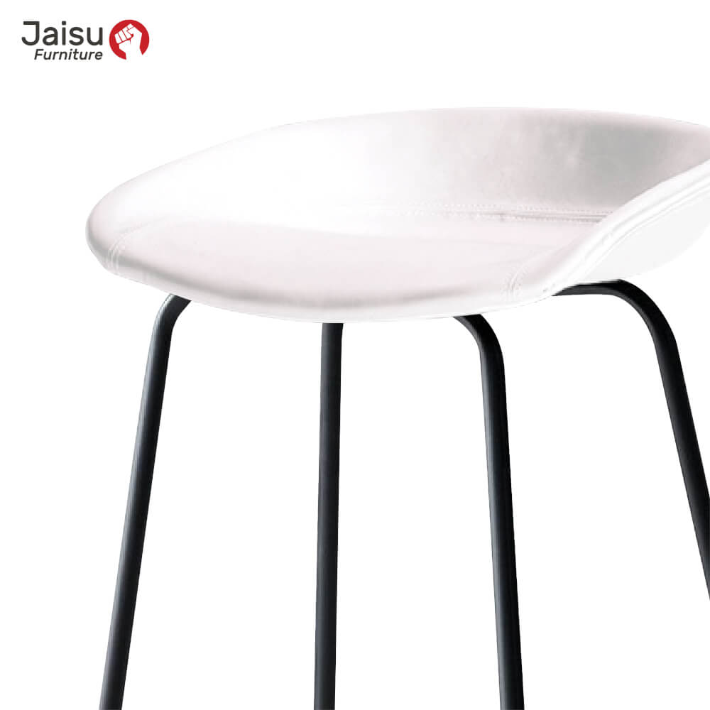 เก้าอี้บาร์ Jaisu รุ่น 8319T ขนาด 82 ซม. สีขาว