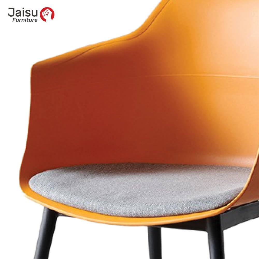 เก้าอี้พลาสติก Jaisu รุ่น 8099 ขนาด 81 ซม. สีส้ม