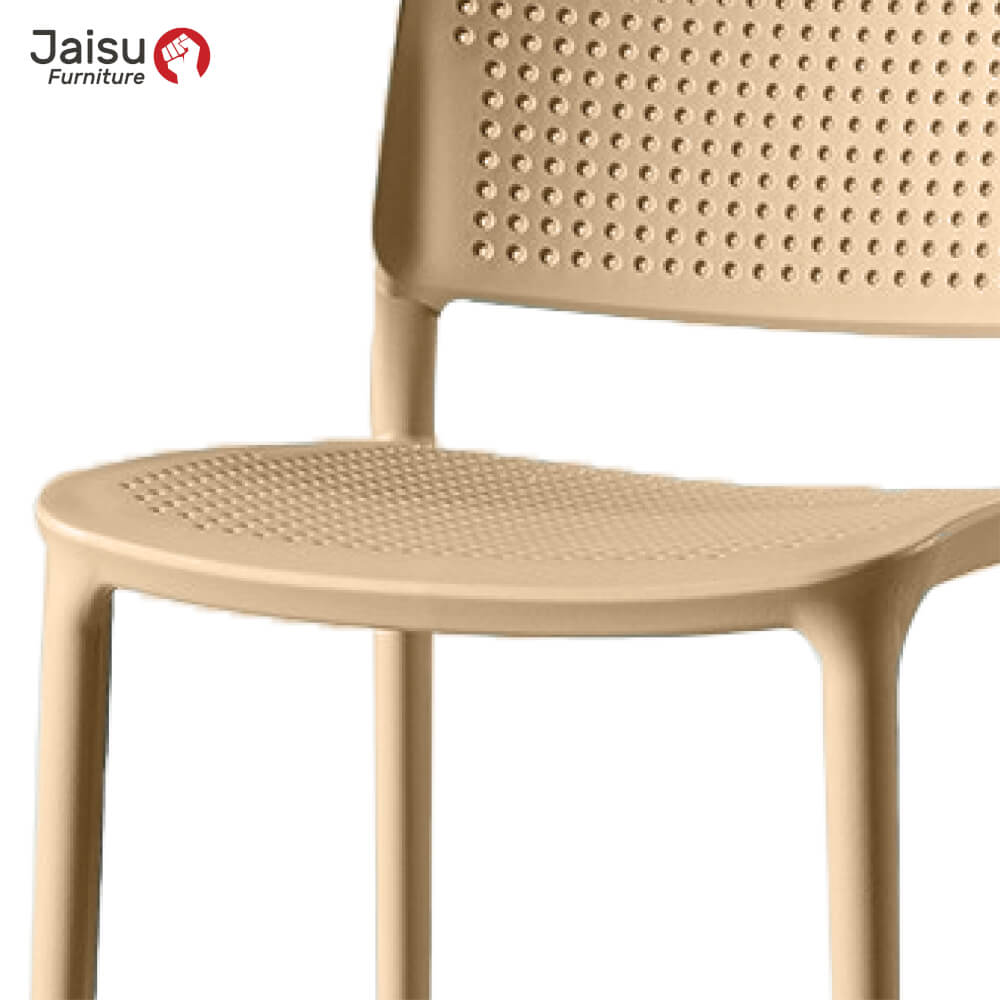 เก้าอี้พลาสติกมีพนักพิง Jaisu รุ่น8339 ขนาด 79 ซม. สีเหลือง