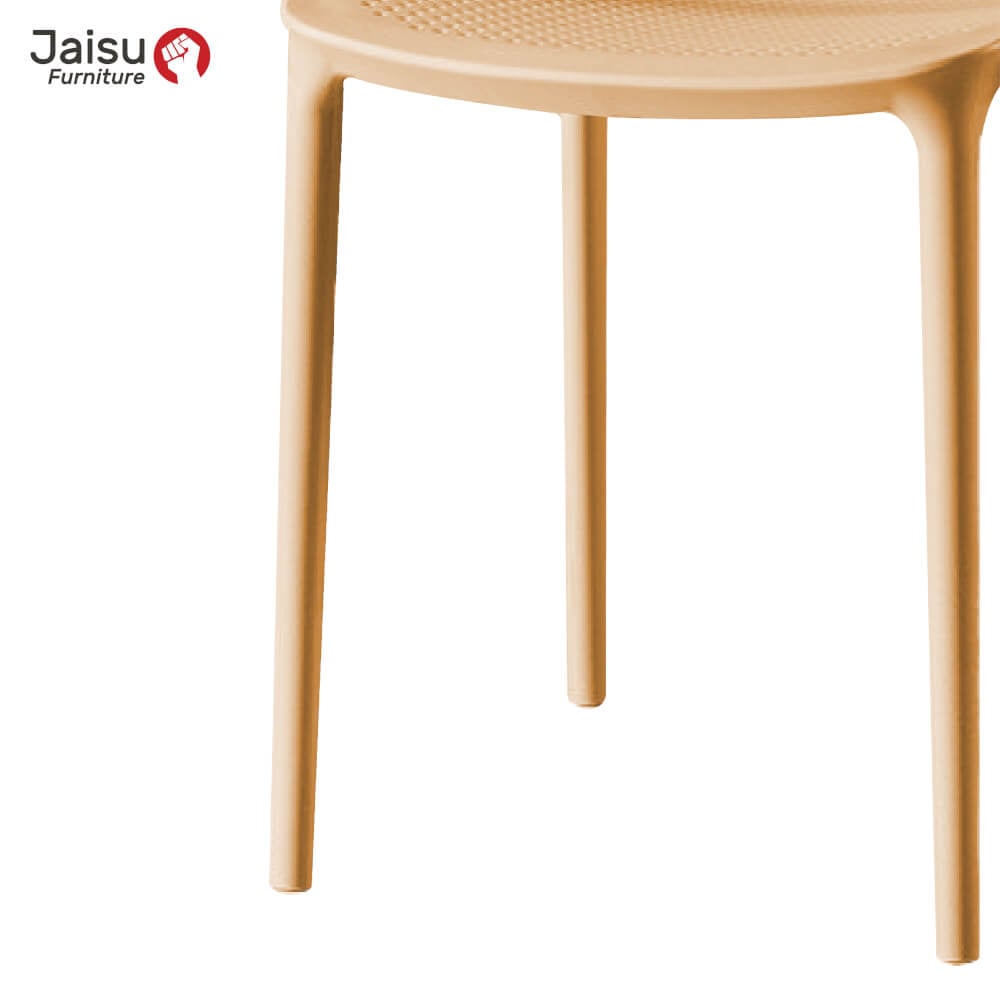 เก้าอี้พลาสติกมีพนักพิง Jaisu รุ่น 8339A ขนาด 79 ซม. สีเหลือง