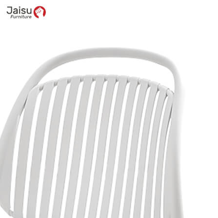 เก้าอี้พลาสติกมีพนักพิง Jaisu รุ่น 8051 ขนาด 81 ซม. สีขาว_1