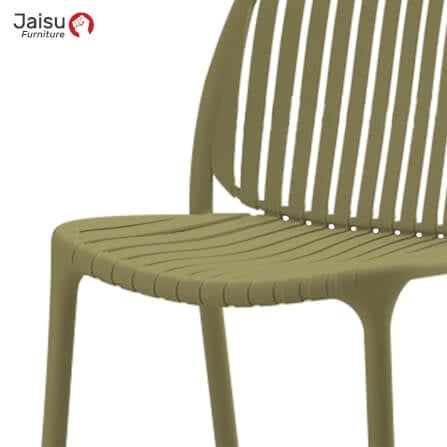 เก้าอี้พลาสติกมีพนักพิง Jaisu รุ่น 8051 ขนาด 81 ซม. สีเขียว_2