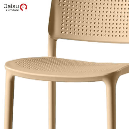 เก้าอี้พลาสติกมีพนักพิง Jaisu รุ่น8339 ขนาด 79 ซม. สีเหลือง_3