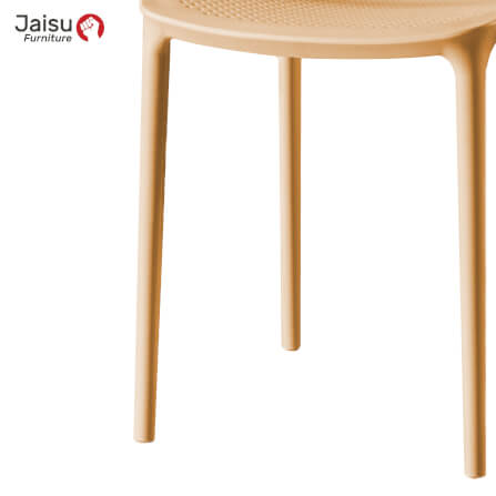 เก้าอี้พลาสติกมีพนักพิง Jaisu รุ่น 8339A ขนาด 79 ซม. สีเหลือง_4