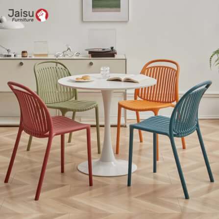 เก้าอี้พลาสติกมีพนักพิง Jaisu รุ่น 8051 ขนาด 81 ซม. สีเขียว_4