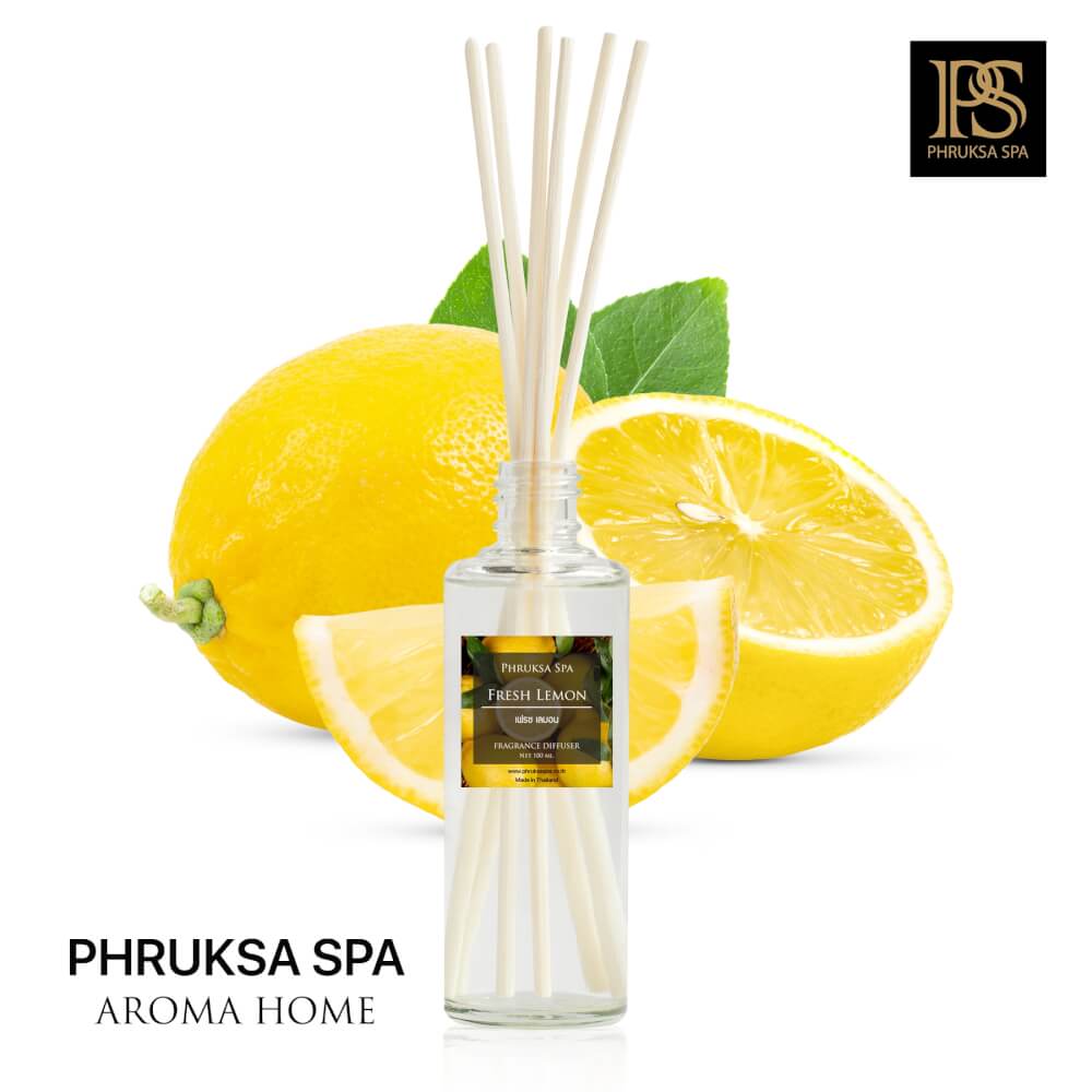 ก้านไม้หอมปรับอากาศ รีฟิล ขนาด 100 มล. กลิ่น Fresh Lemon