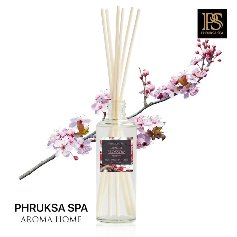 ก้านไม้หอมปรับอากาศ รีฟิล ขนาด 100 มล. กลิ่น Japanese Blossom