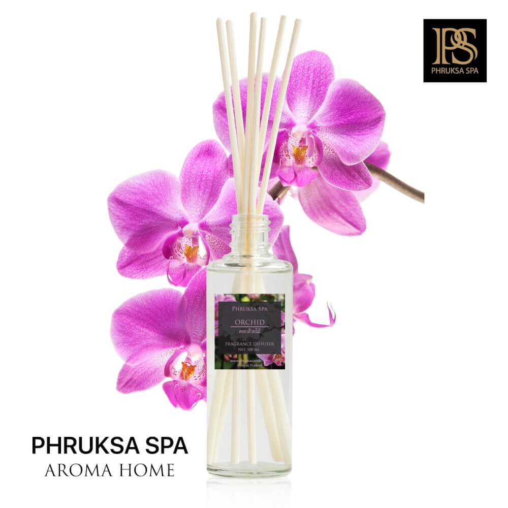 ก้านไม้หอมปรับอากาศ รีฟิล ขนาด 100 มล. กลิ่น Orchid